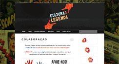 Desktop Screenshot of culturacomlegenda.org