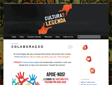 Tablet Screenshot of culturacomlegenda.org